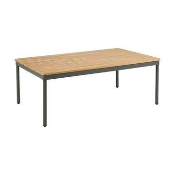 Reno coffee table - Nordic green-natural wood, 110x70 cm - Brafab