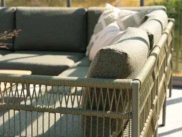 Reno sofa module - Nordic green-raw avocado, corner - Brafab