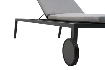 Samvaro chaise lounge 218x92 cm - Anthracite-pearl grey - Brafab