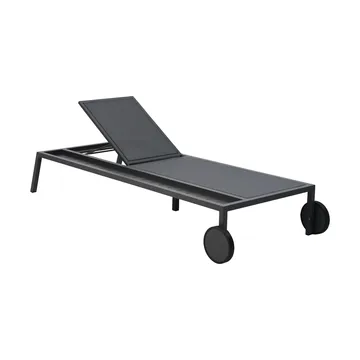 Samvaro chaise lounge 218x92 cm - Anthracite-pearl grey - Brafab