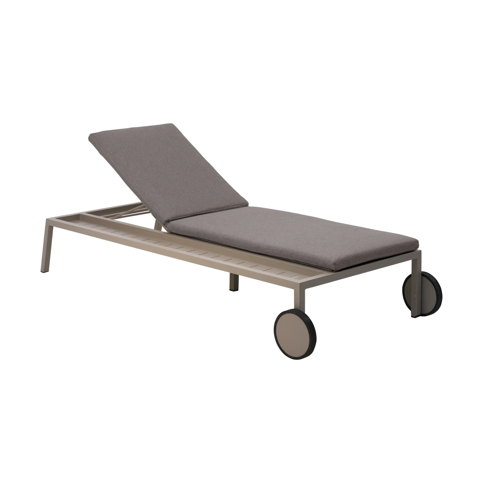 Samvaro chaise lounge 218x92 cm, Khaki-soft dawn Brafab