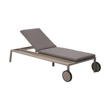 Samvaro chaise lounge 218x92 cm - Khaki-soft dawn - Brafab