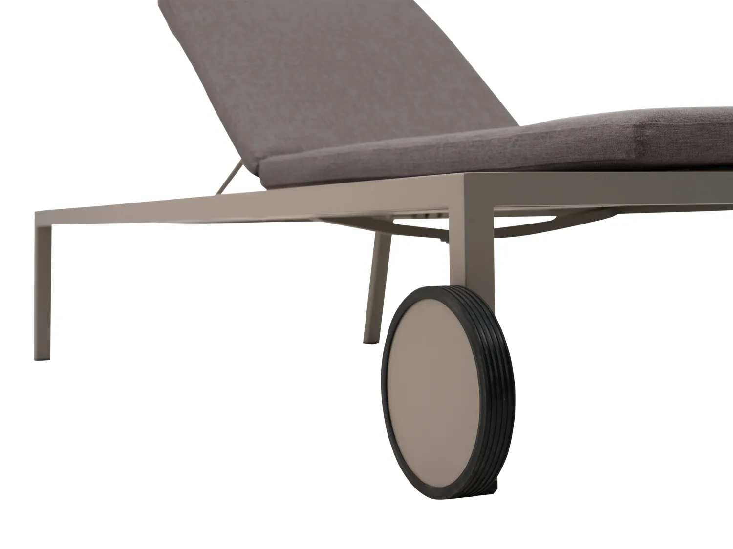 Samvaro chaise lounge 218x92 cm, Khaki-soft dawn Brafab