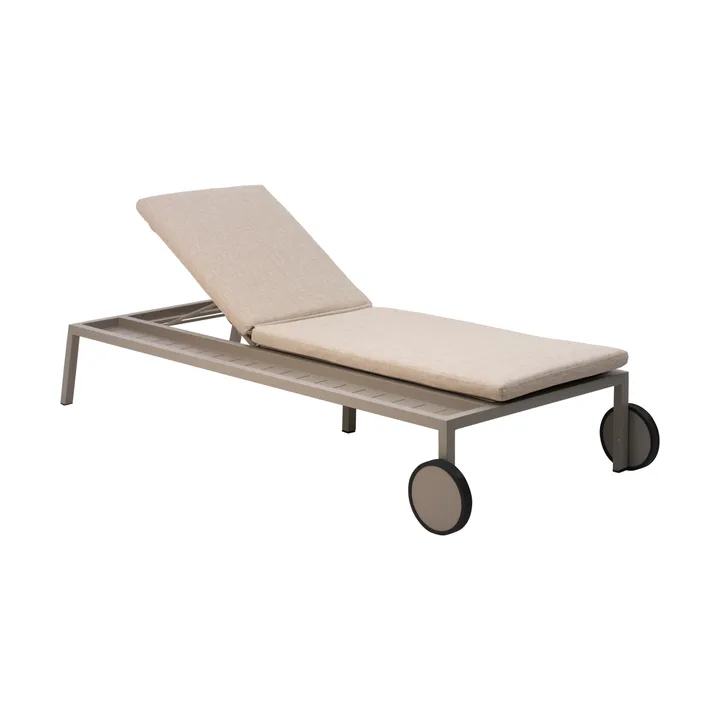 Samvaro chaise lounge 218x92 cm - Khaki - Brafab