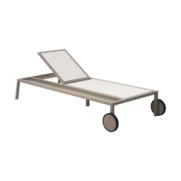 Samvaro chaise lounge 218x92 cm - Khaki - Brafab