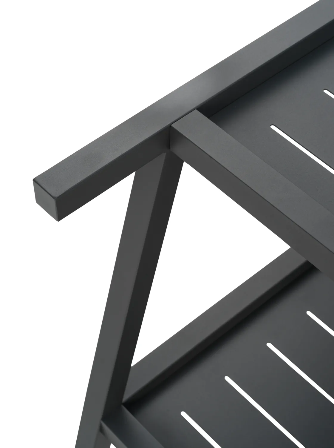 Samvaro serving trolley 86x49x69 cm, Anthracite Brafab