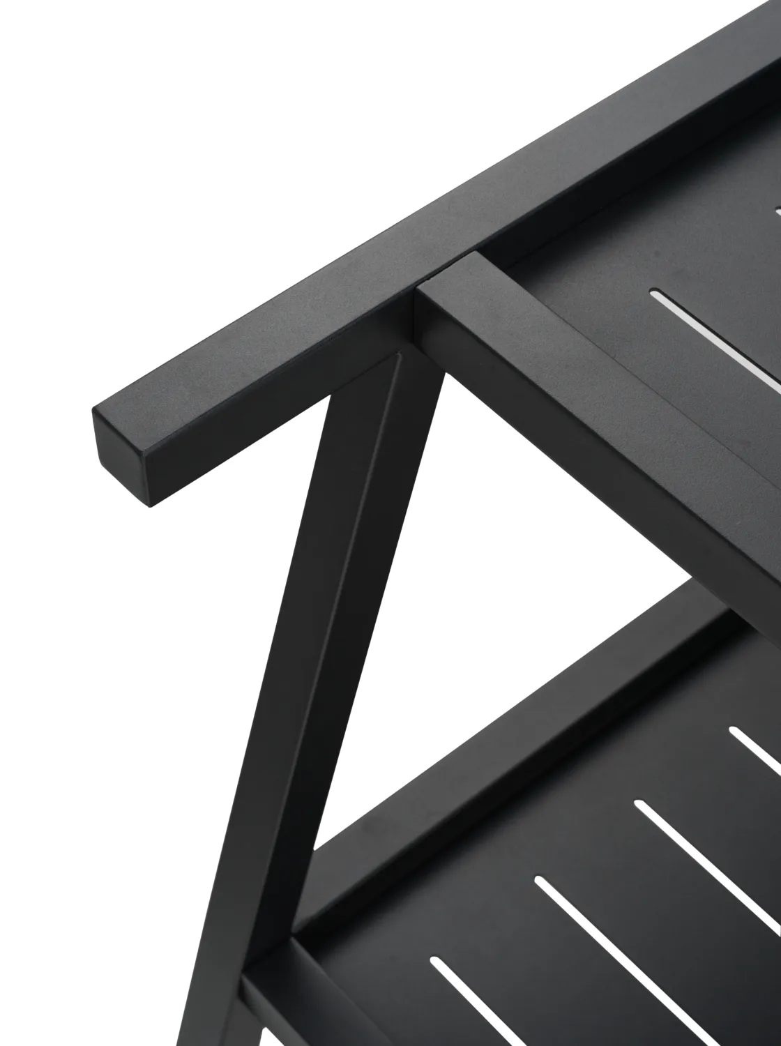 Samvaro serving trolley 86x49x69 cm, Black Brafab