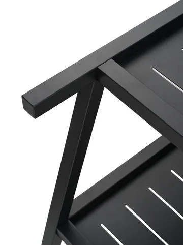 Samvaro serving trolley 86x49x69 cm - Black - Brafab