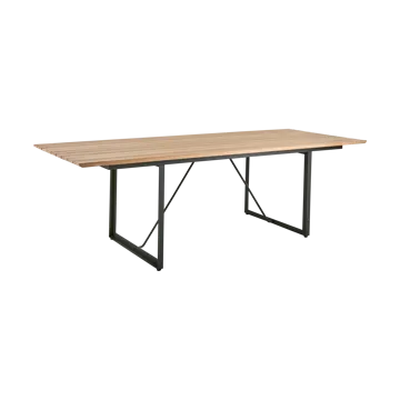 Shad dining table 240 cm teak-anthracite - Brafab