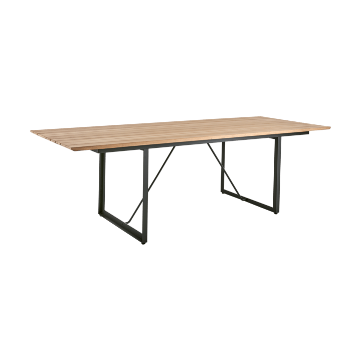 Shad dining table 240 cm teak-anthracite - undefined - Brafab