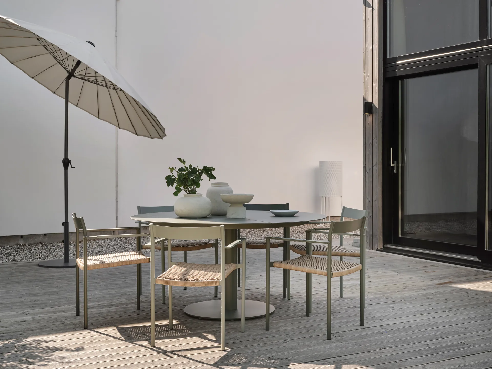 Shanghai parasol, Grey Brafab