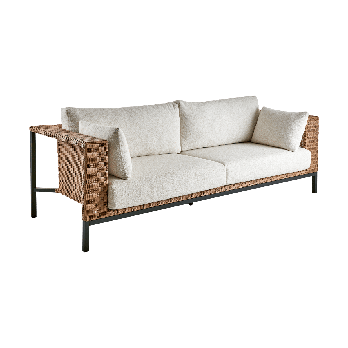 Brafab Shell sofa Teddy rice-black | Scandinavian Design | Black