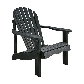 Skule deck chair - Black pine - Brafab