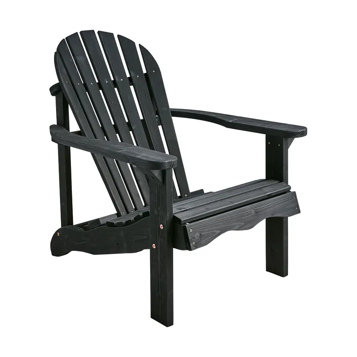 Skule deck chair - Black pine - Brafab