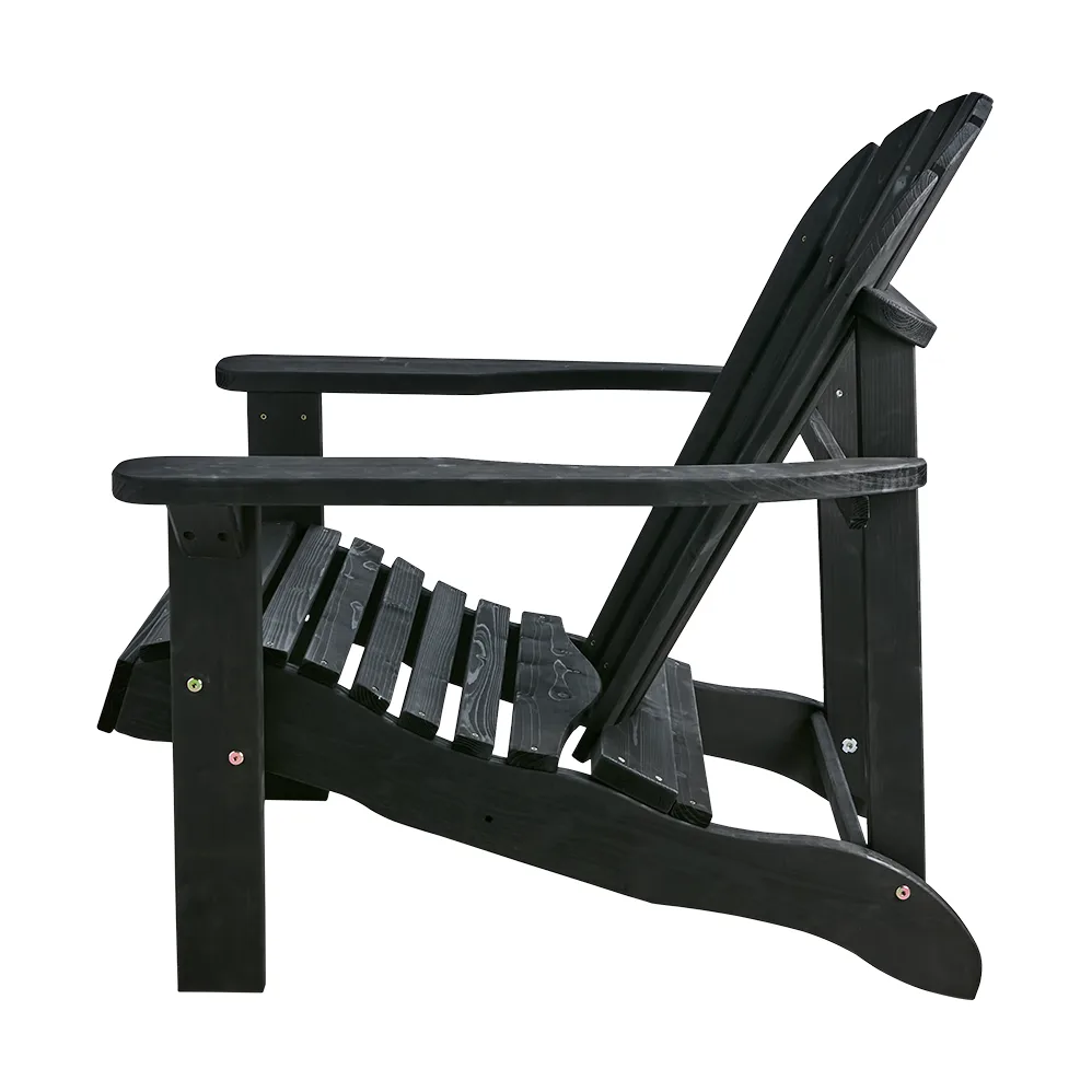 Skule deck chair, Black pine Brafab