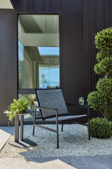 Soro lounge armchair - Black-teddy ant - Brafab