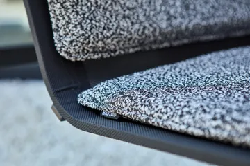 Soro lounge armchair - Black-teddy ant - Brafab