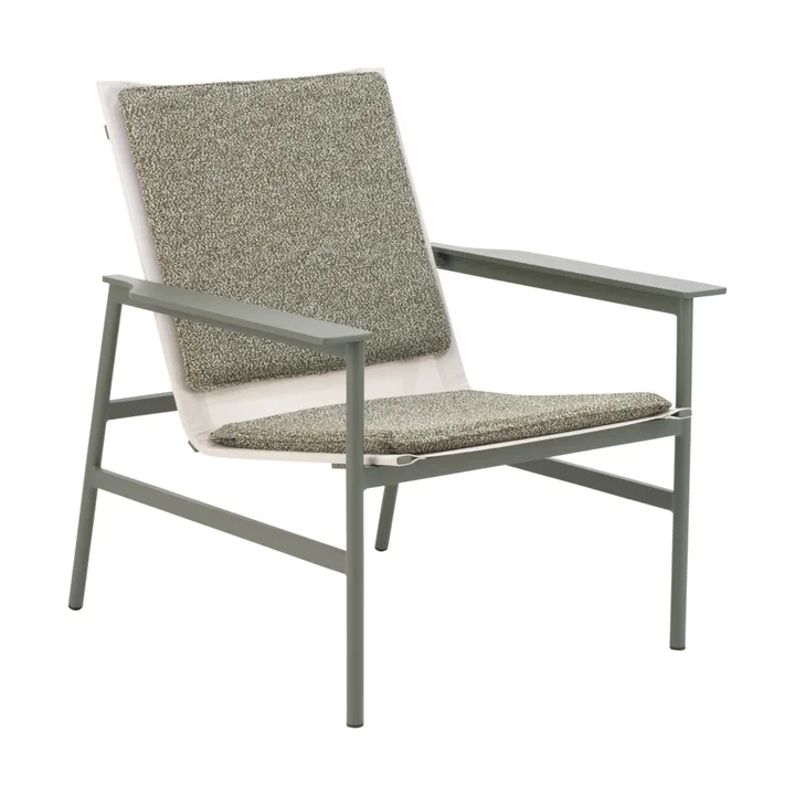 Soro lounge armchair - Nordic green-teddy verde - Brafab