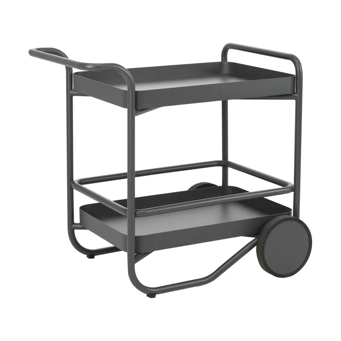 Trolley serving cart 88x59 cm, Anthracite Brafab