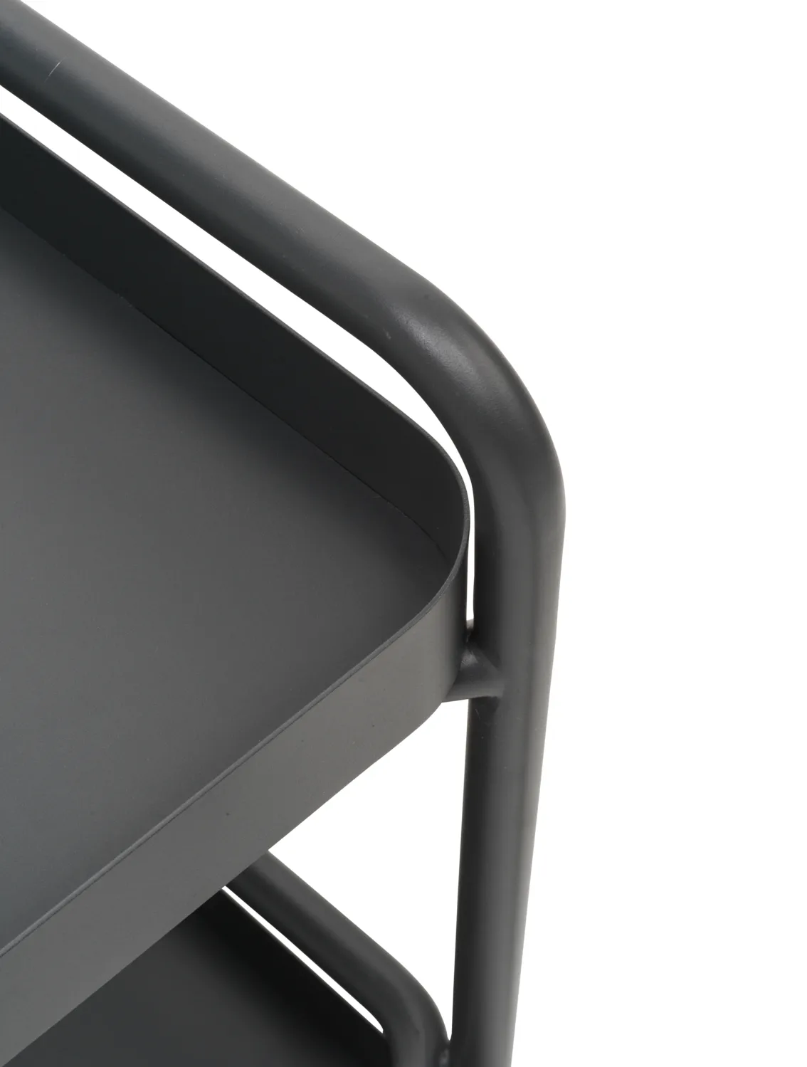 Trolley serving cart 88x59 cm, Anthracite Brafab