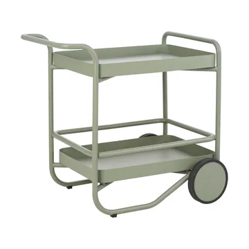 Trolley serving cart 88x59 cm - Dusty green - Brafab