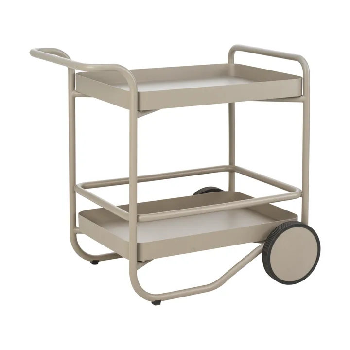 Trolley serving cart 88x59 cm - Khaki - Brafab