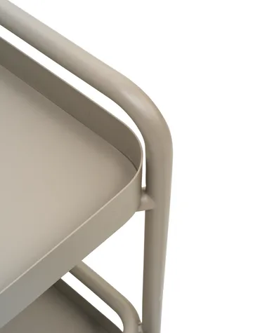 Trolley serving cart 88x59 cm - Khaki - Brafab