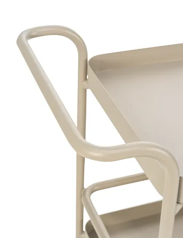 Trolley serving cart 88x59 cm - Khaki - Brafab
