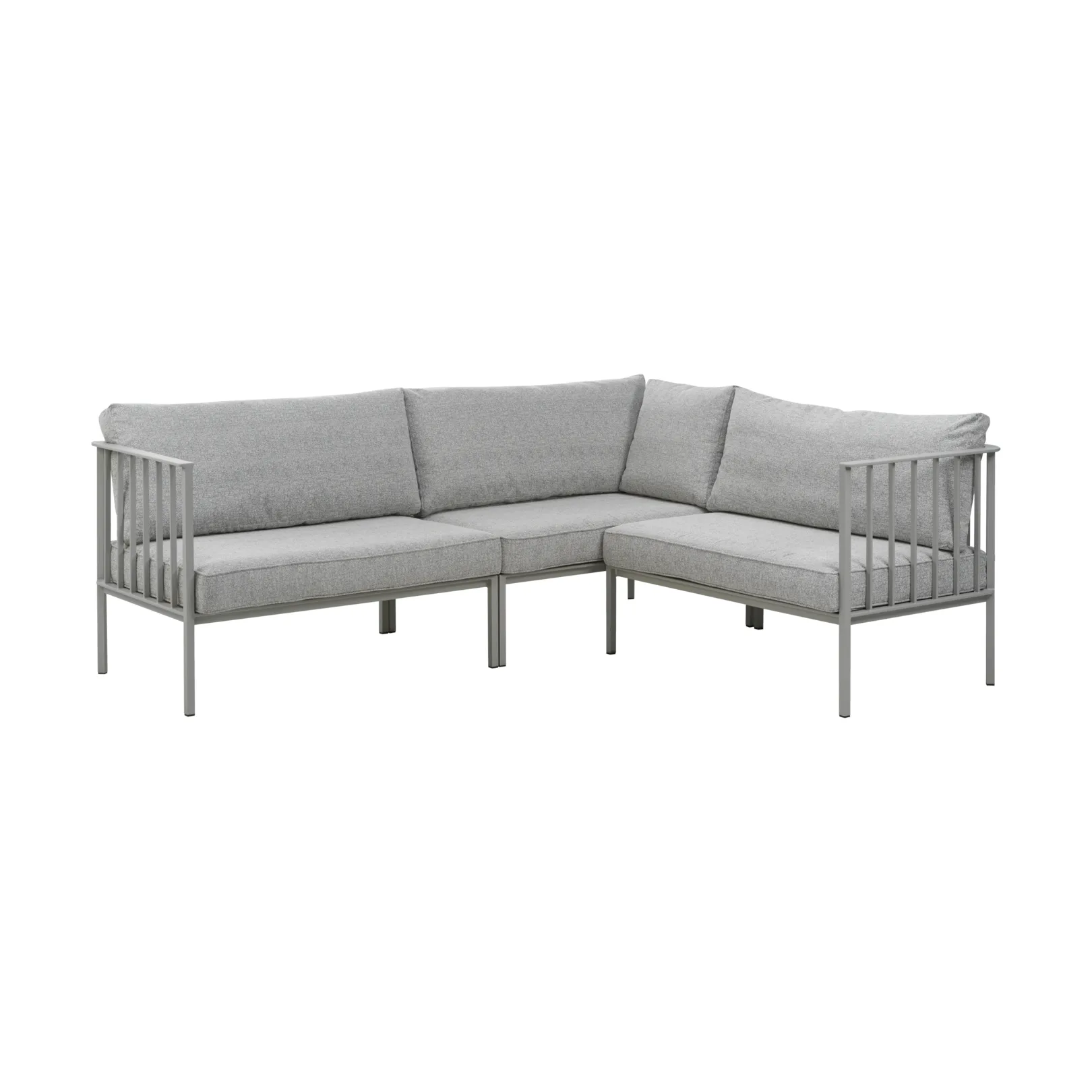 Upper corner sofa, Light grey-digi grey Brafab