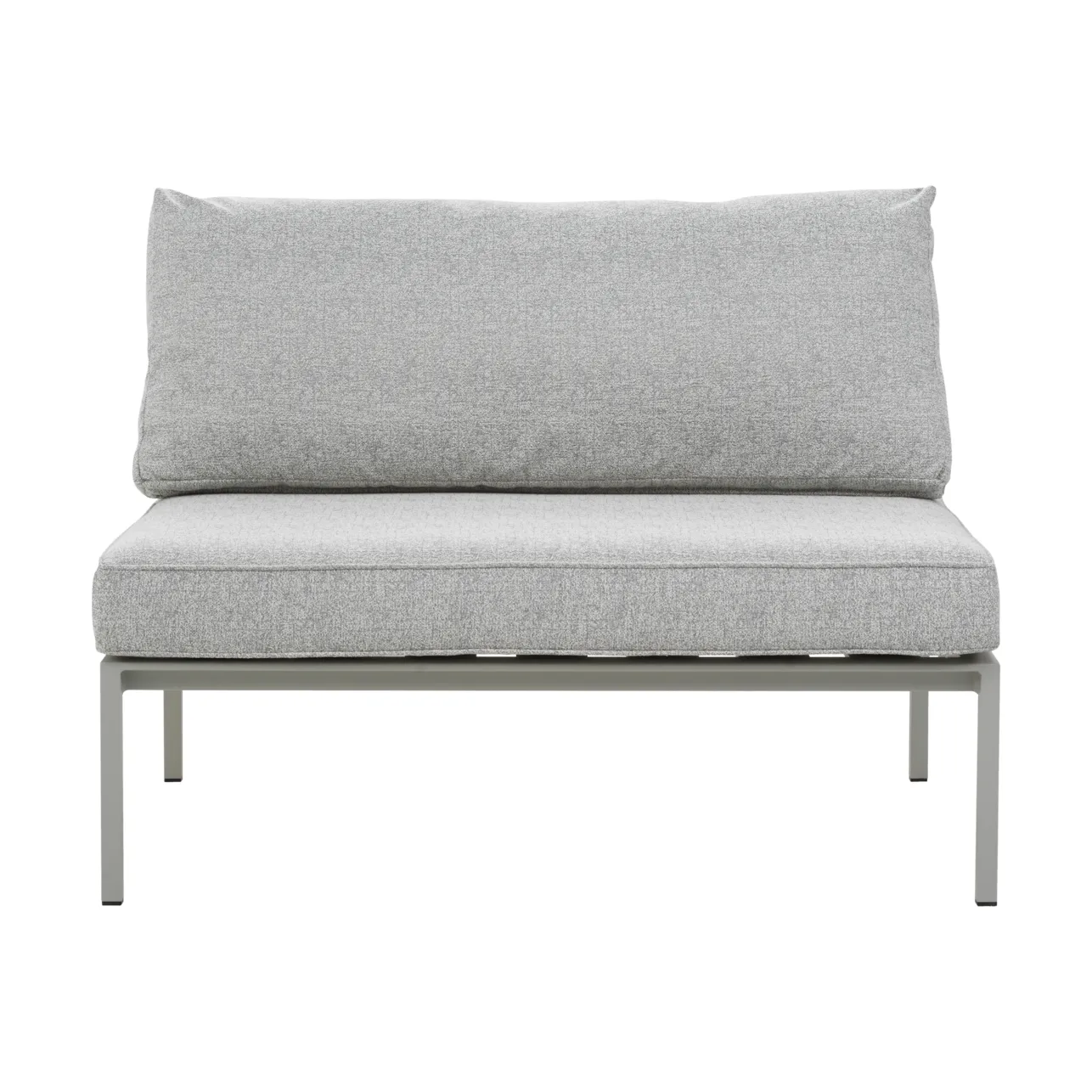 Upper modular sofa, Light grey-digi grey, middle section Brafab