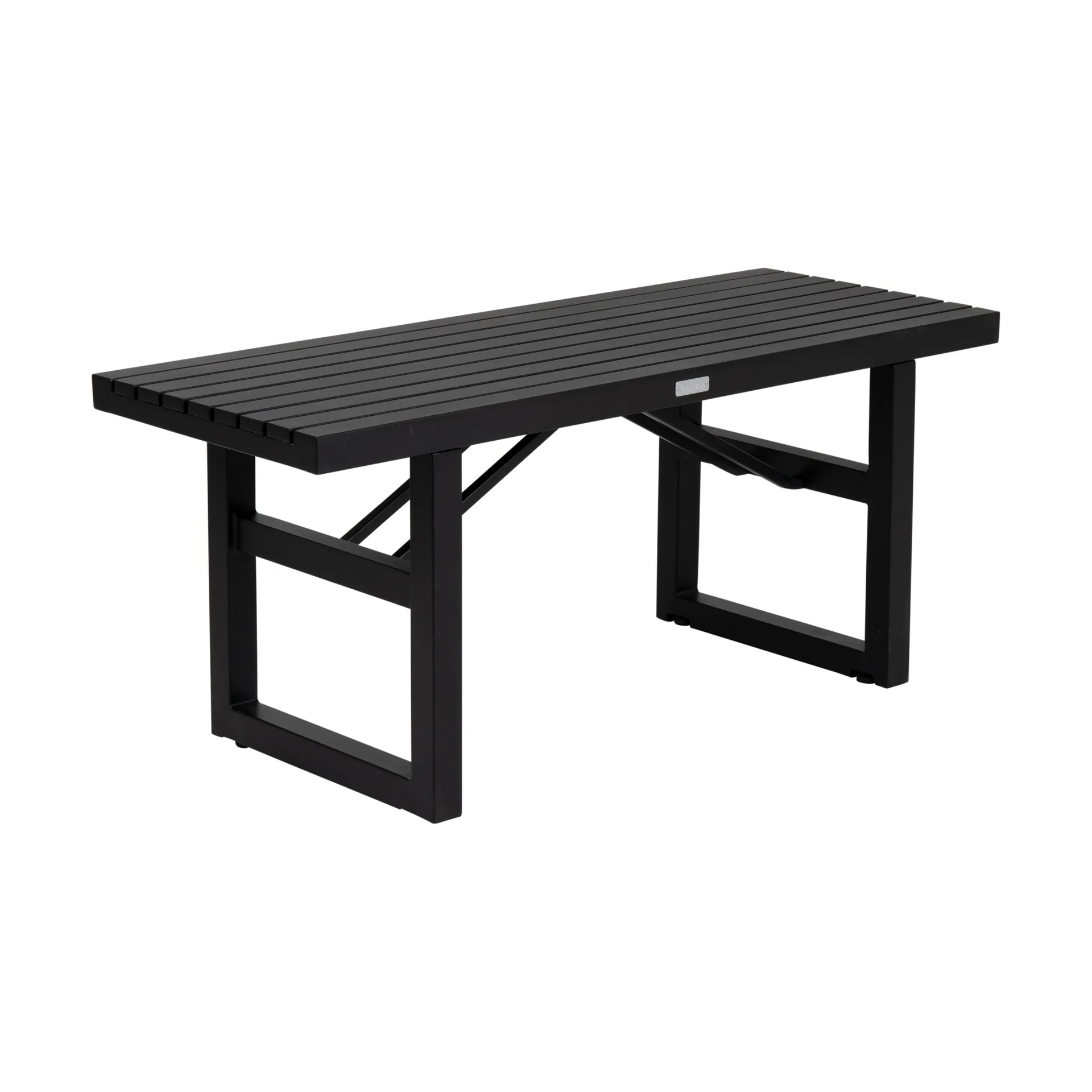 Vevi bench, Black 105 cm Brafab