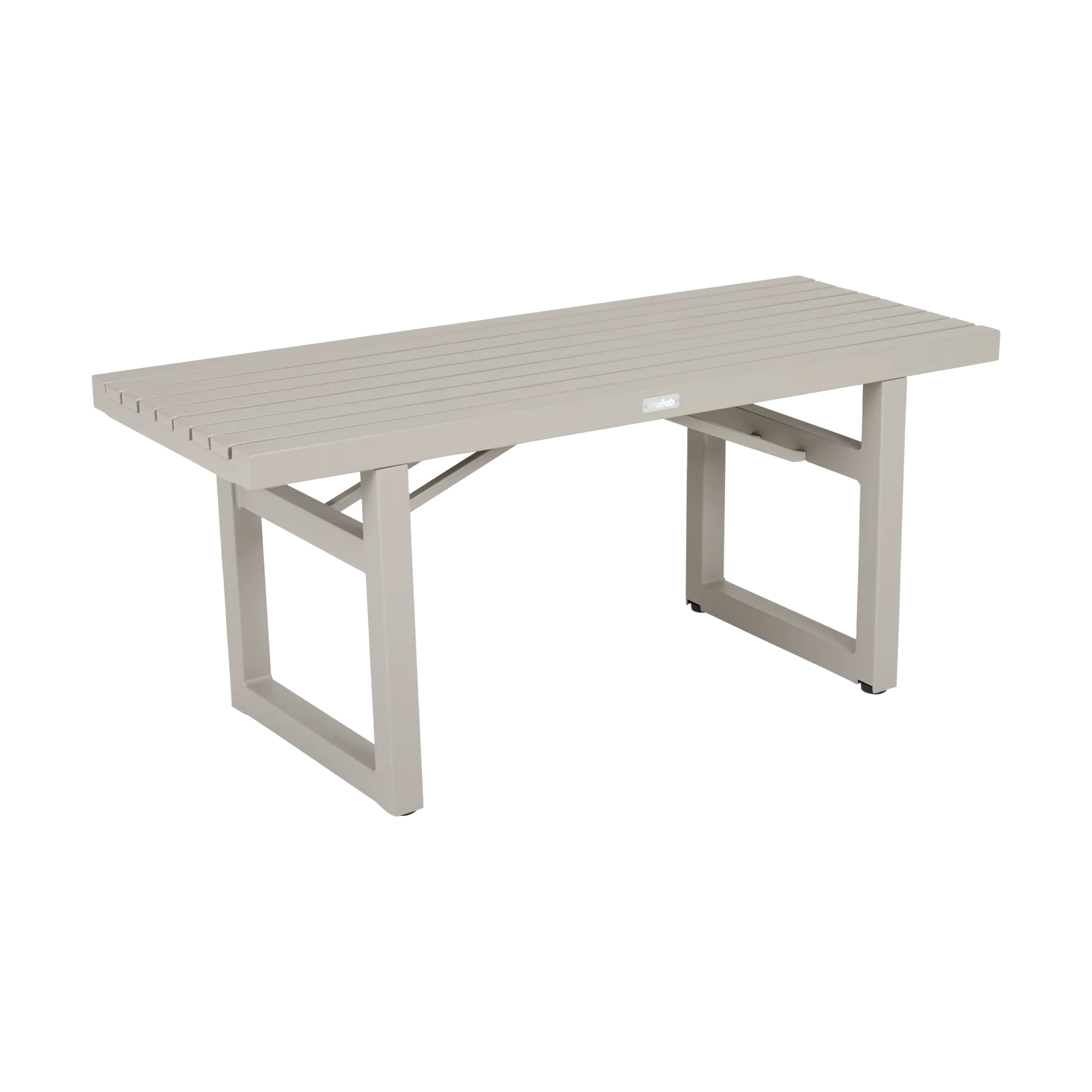 Vevi bench, Khaki 105 cm Brafab