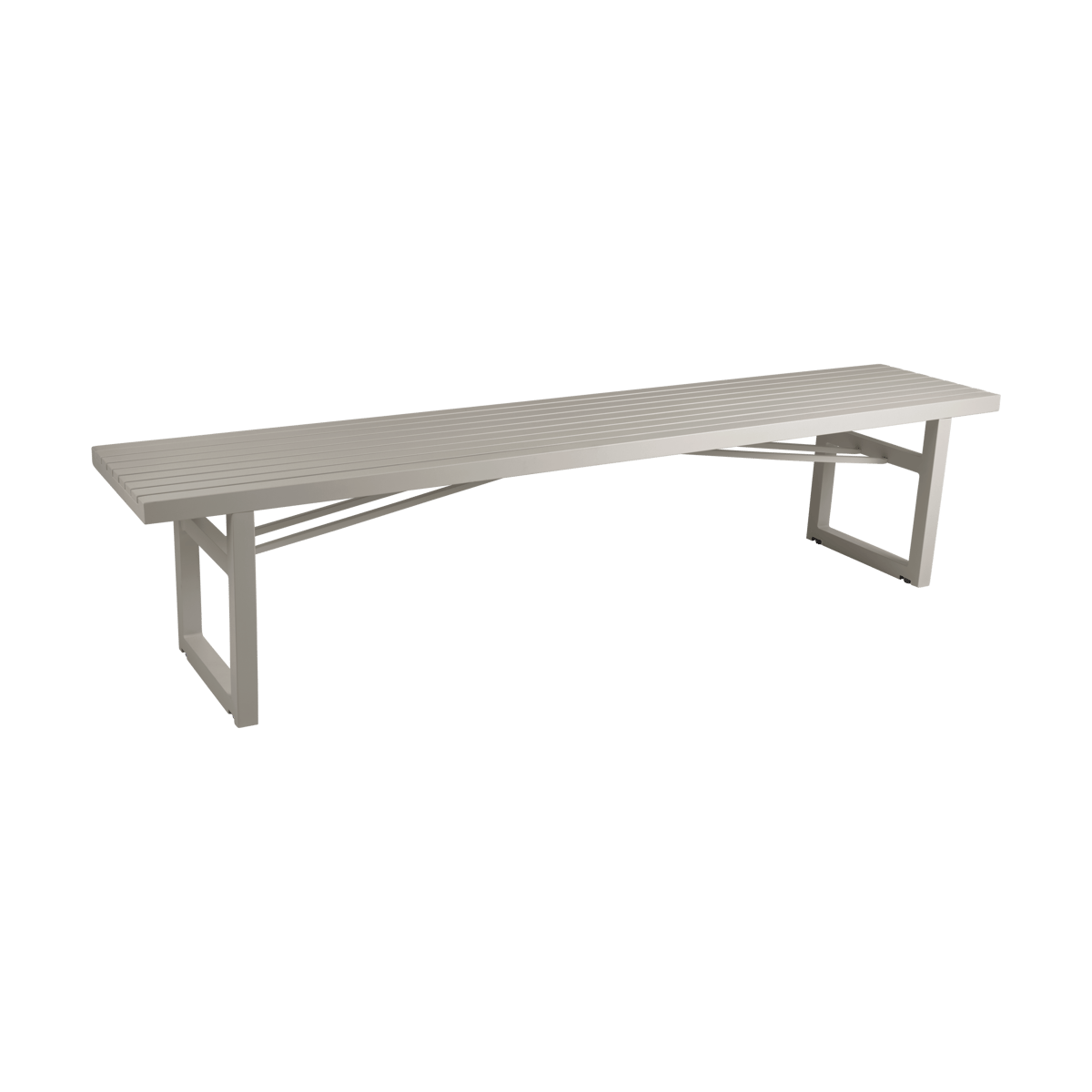 Brafab Vevi bench Khaki 200 cm | Scandinavian Design | Beige