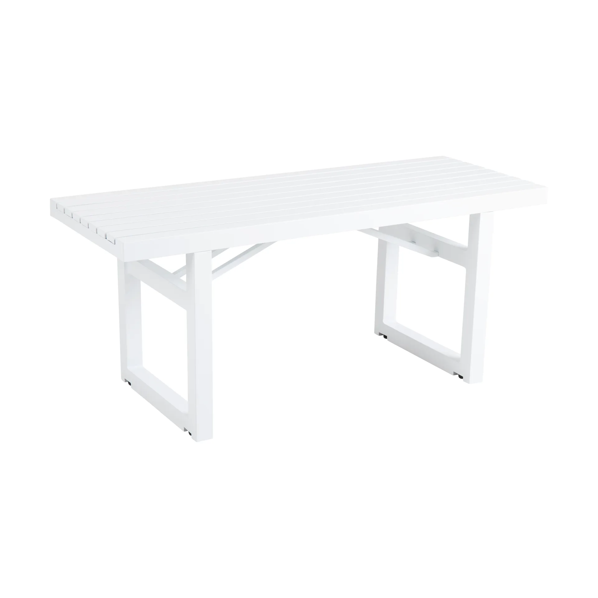 Vevi bench, White 105 cm Brafab
