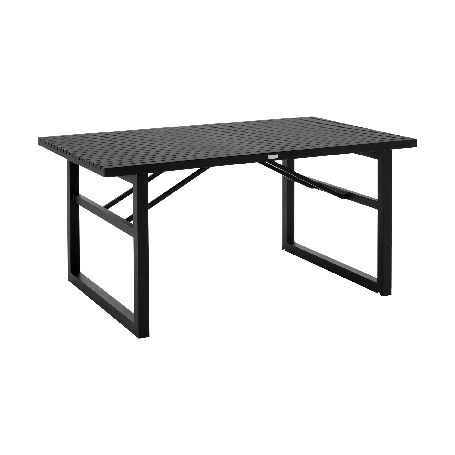 Vevi dining table, Black 160 cm Brafab