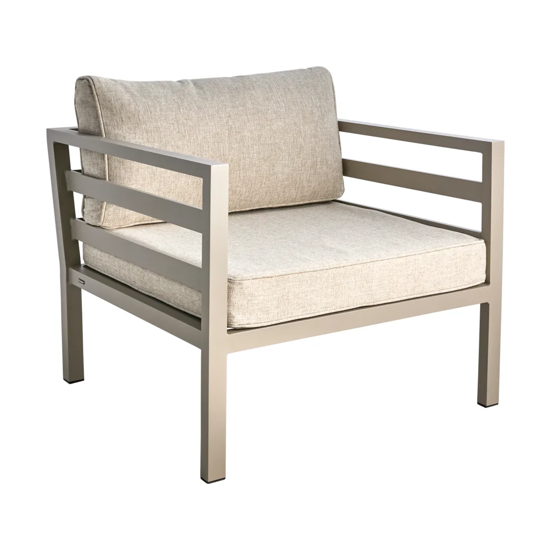 Weldon armchair, Khaki-sand Brafab
