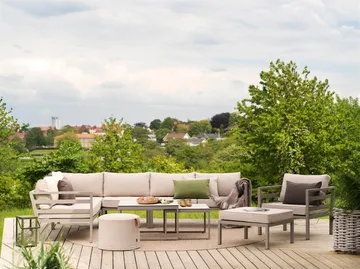 Weldon corner sofa - Khaki-sand - Brafab