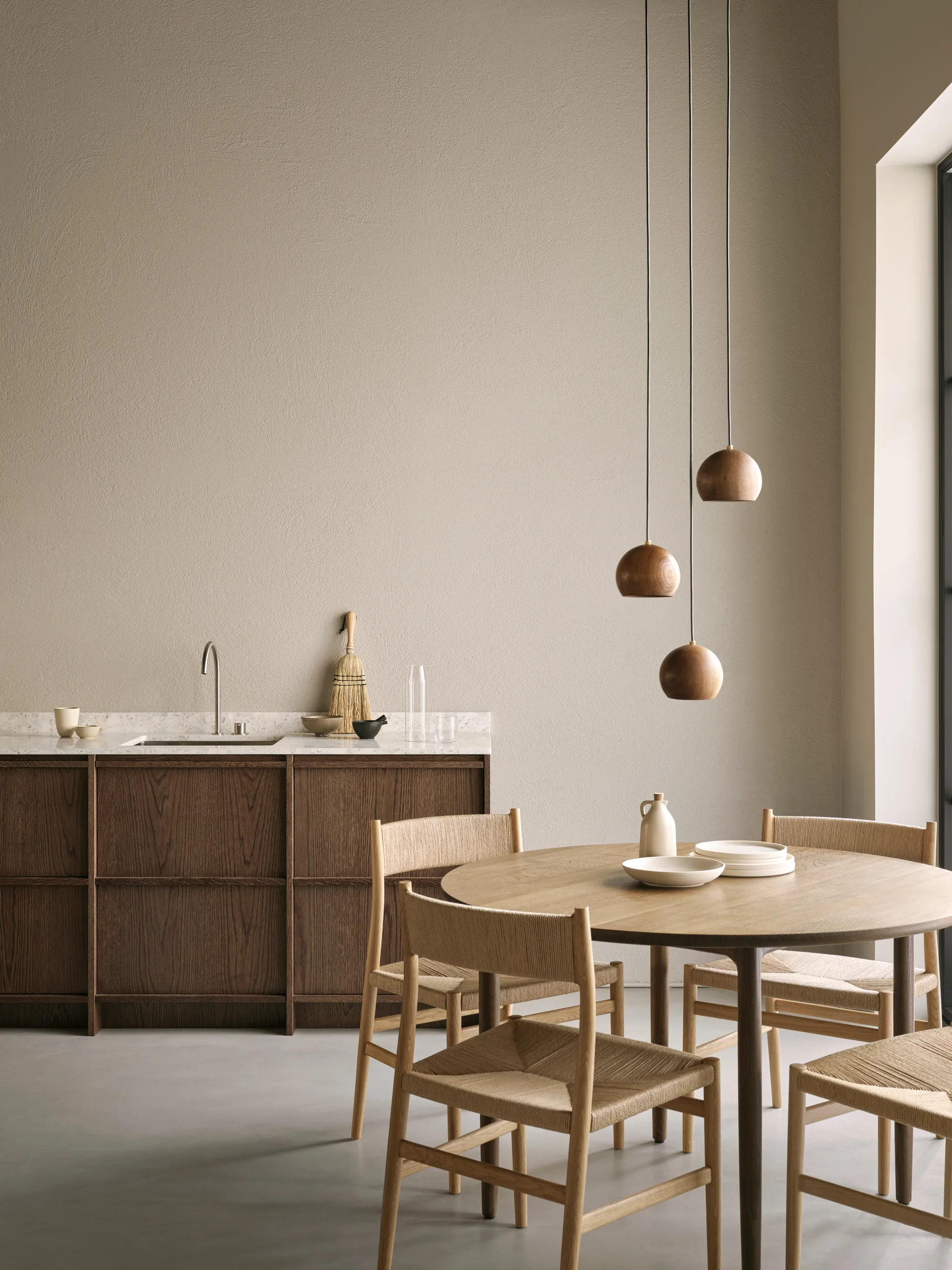 Arv arm chair woven seat, Oiled oak-paper ribbon Brdr. Krüger