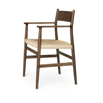 Arv arm chair woven seat - Smoke oiled oak-paper ribbon - Brdr. Krüger
