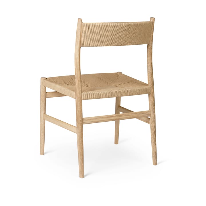 Arv chair woven back and seat - Oiled oak-paper ribbon - Brdr. Krüger