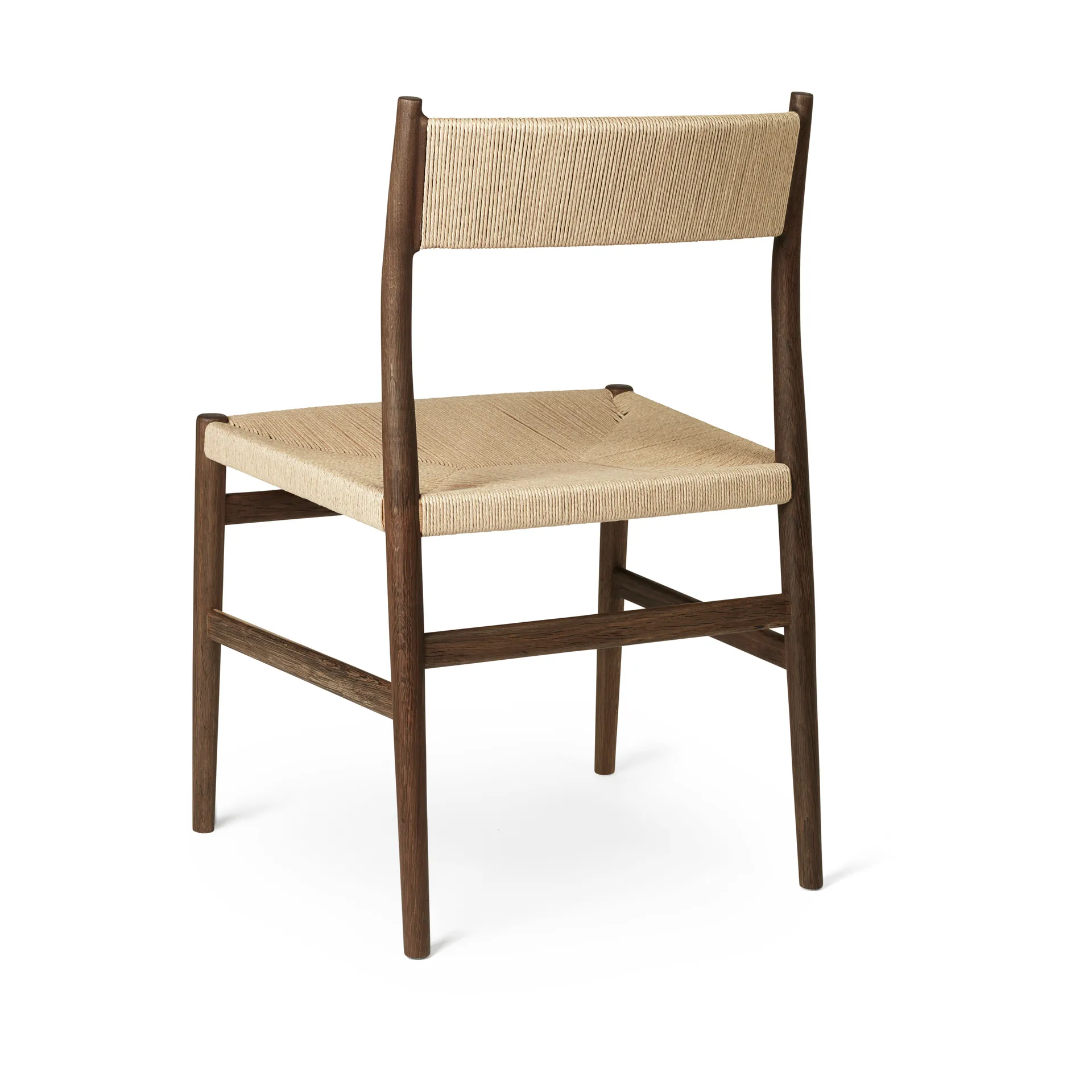 Arv chair woven back and seat, Smoke oiled oak-paper ribbon Brdr. Krüger