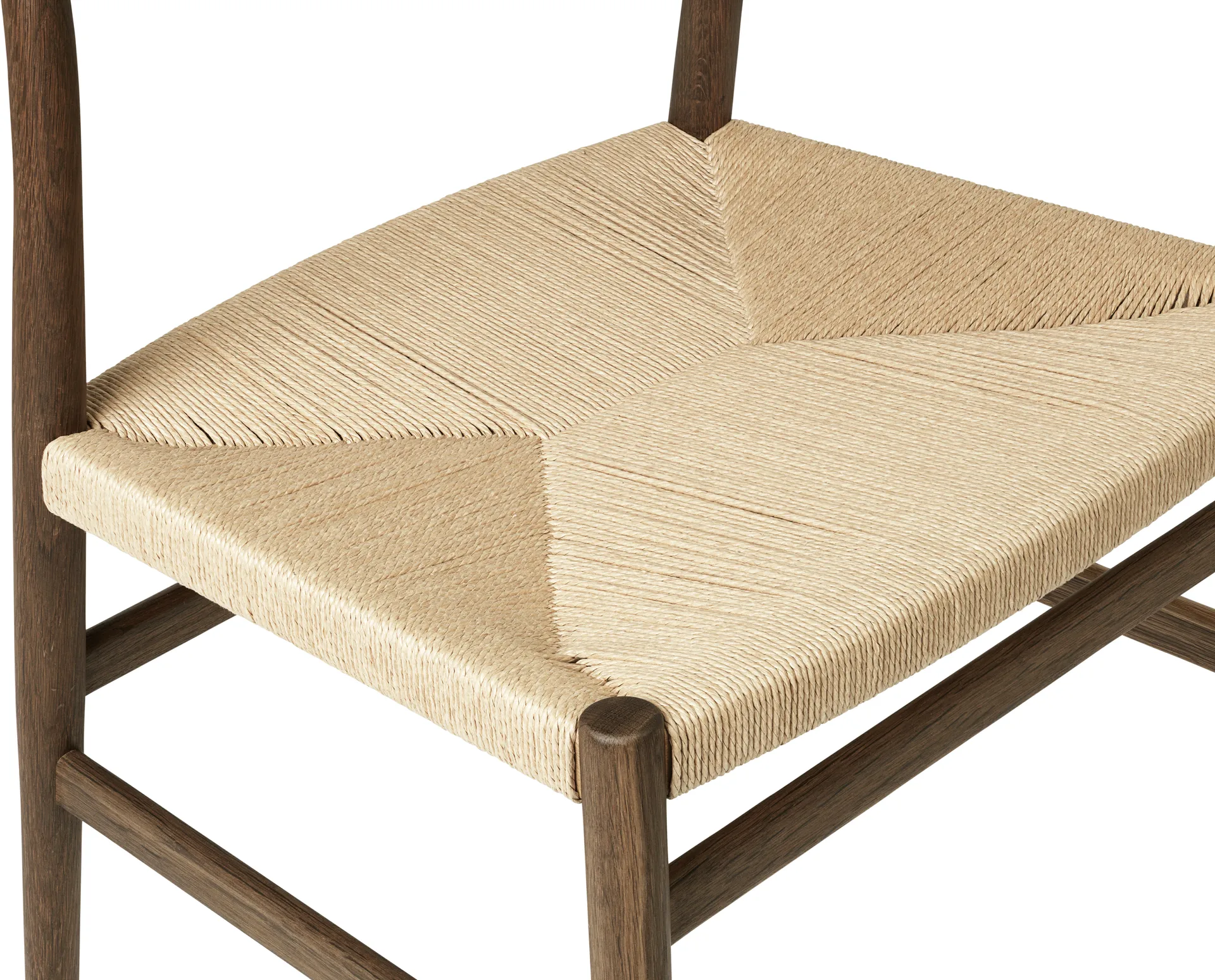 Arv chair woven back and seat, Smoke oiled oak-paper ribbon Brdr. Krüger
