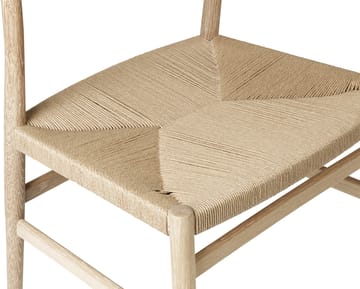 Arv chair woven seat - White oiled oak-paper ribbon - Brdr. Krüger