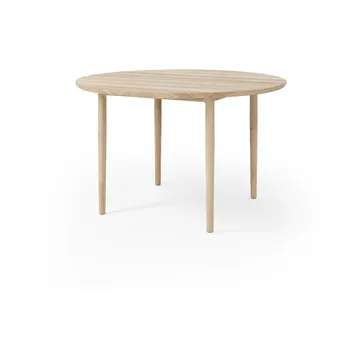 Arv dining table Ø120 cm - White oiled oak - Brdr. Krüger