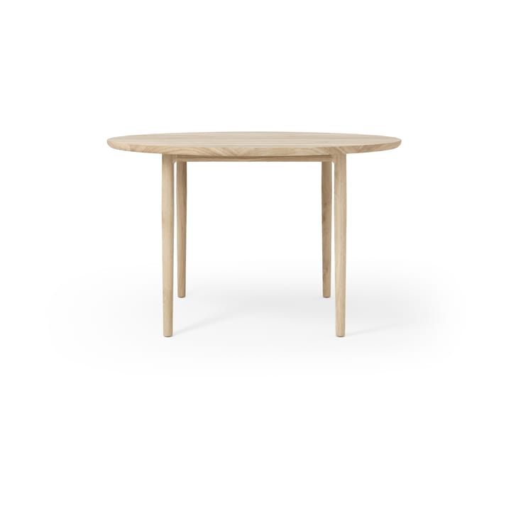 Arv dining table Ø120 cm - White oiled oak - Brdr. Krüger