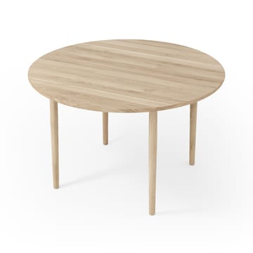 Arv dining table Ø120 cm - White oiled oak - Brdr. Krüger