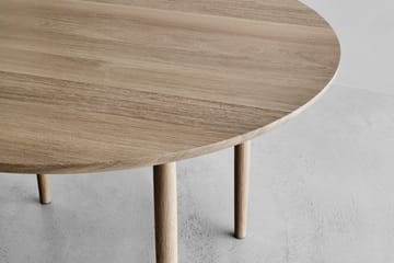 Arv dining table Ø120 cm - White oiled oak - Brdr. Krüger