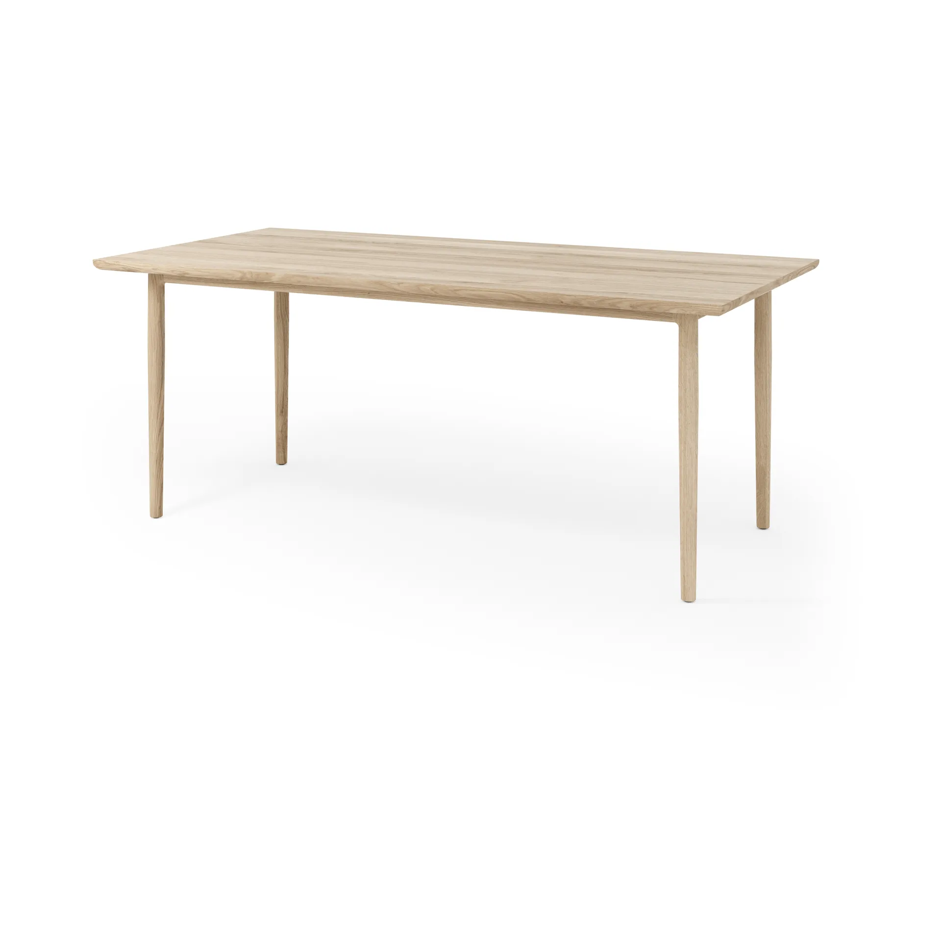 Arv dining table 90x180 cm, White oiled oak Brdr. Krüger