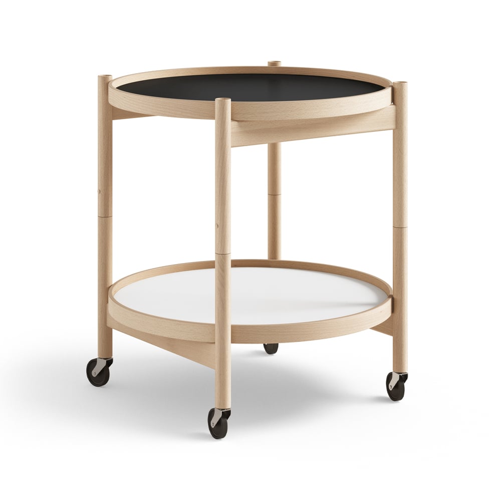 Brdr. Krüger Bolling Tray Table model 50 Base, oiled beech stand