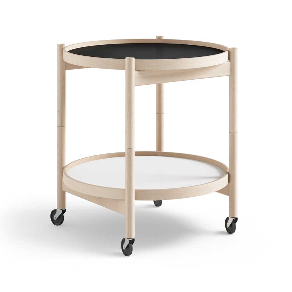 Brdr. Krüger Bolling Tray Table model 50 Base, untreated beech stand